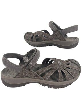 Keen Rose Sandal Gargoyle/Raven Open Toe Gray Outdoor Women's Size 10.5 NEW